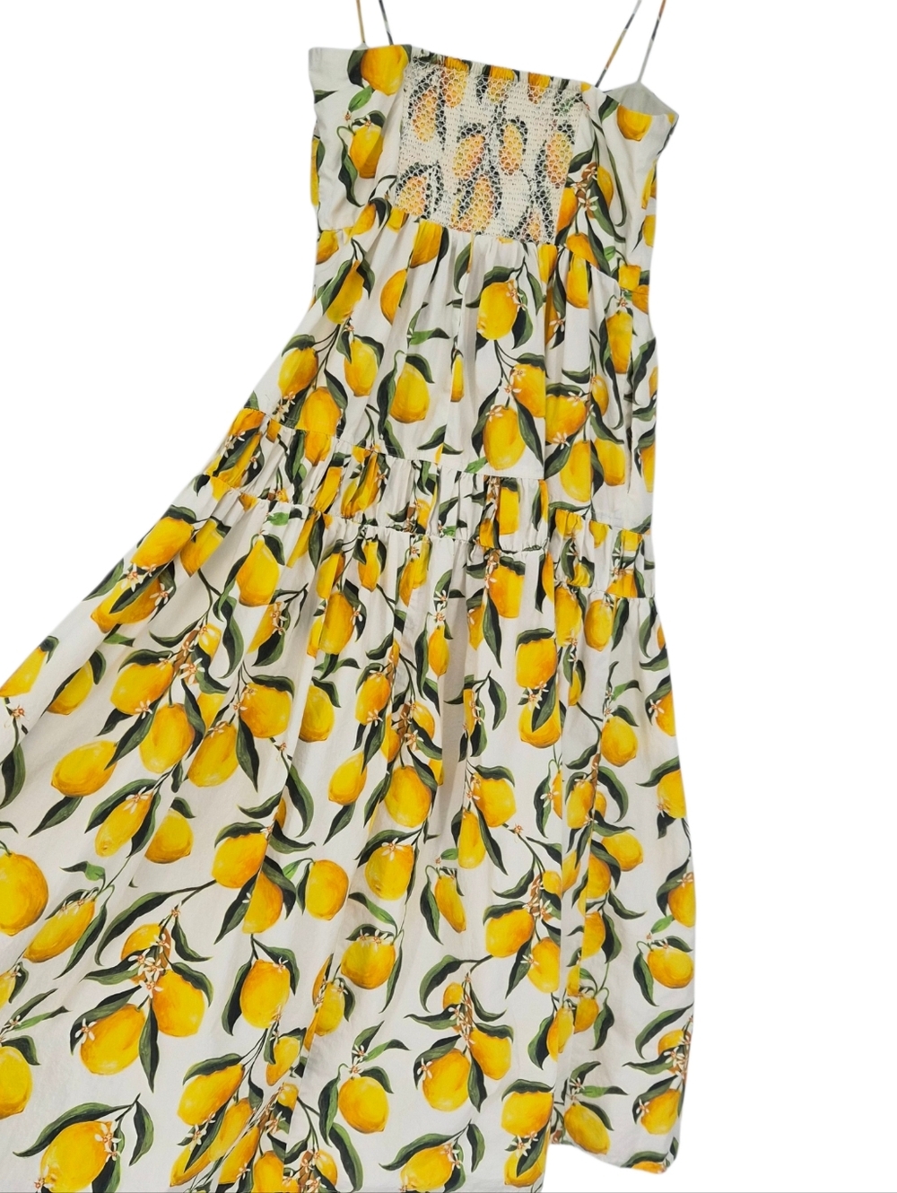 Jcrew A-line midi dress in limoncello - Picture 8 of 9